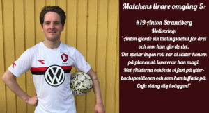 Läs mer om artikeln Matchens lirare omgång 5